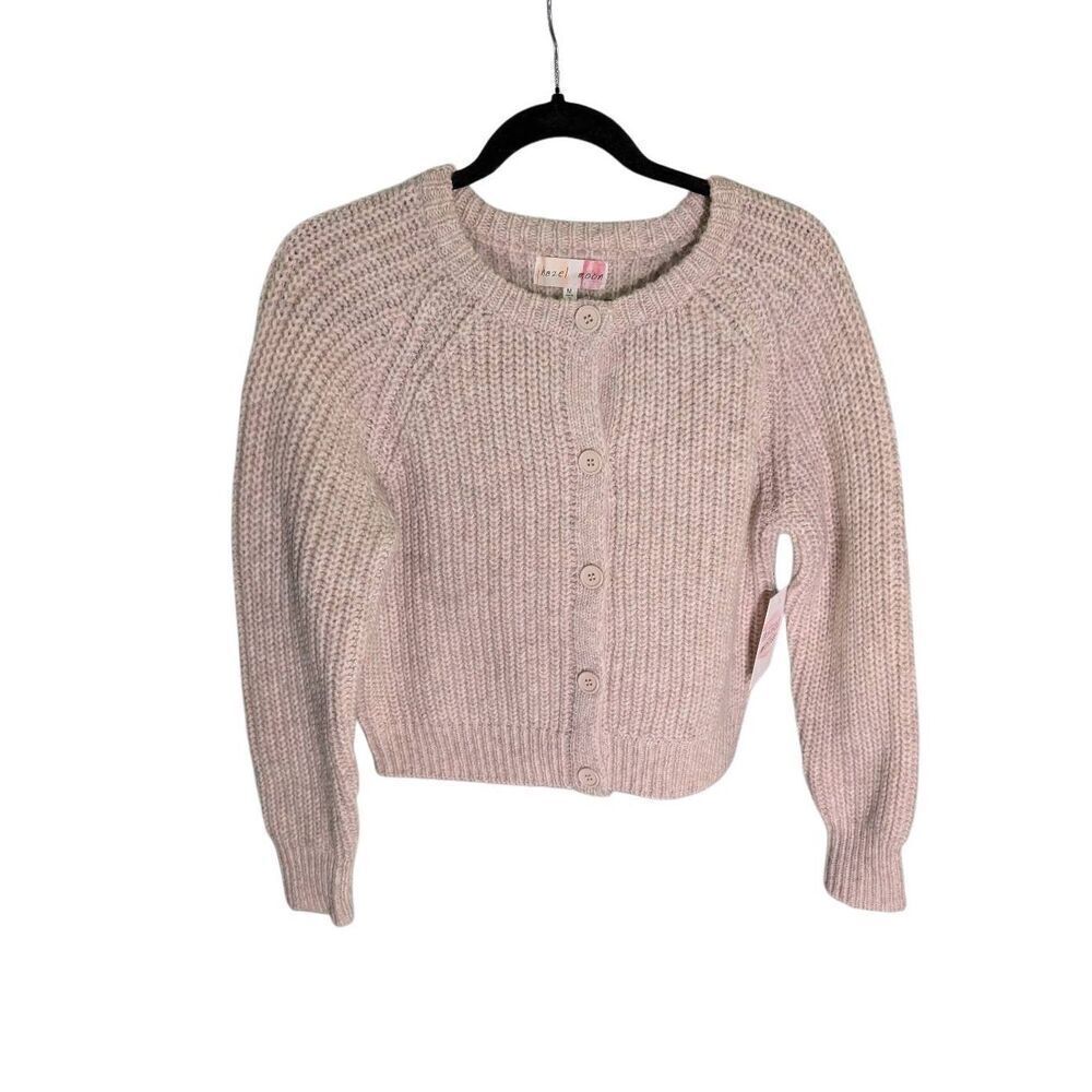 NWT Hazel Moon Dark Brown-Mocha Knit Cardigan Sweater/Cardigan Long Sleeve Butto